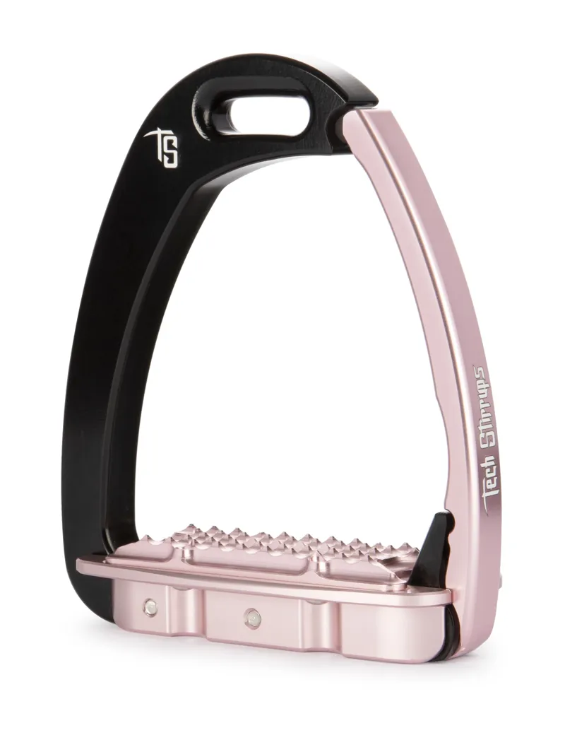 Tech Venice Children Safety Stirrups Black/Pink
